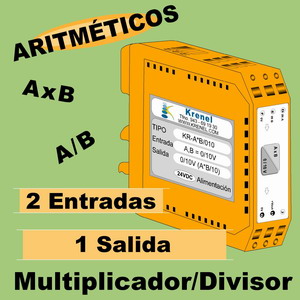 12b- Convertidor Aritm&eacute;tico. Multiplicador y Divisor de se&ntilde;ales 0-10V