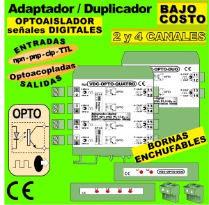 14c- Adaptador Digital (2 canales). Optoacoplador