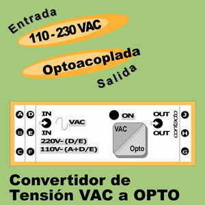 14h- Convertidor 110-230VAC - Optoacoplador